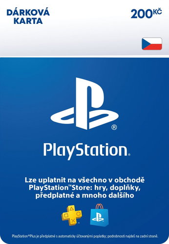 PlayStation Store - Credit 200 CZK - CZ Digital Main image PlayStation Store - Credit 200 CZK - CZ Digital - Prepaid Card - Main image