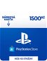 PlayStation Store - Credit 1500 CZK - CZ Digital - Prepaid Card