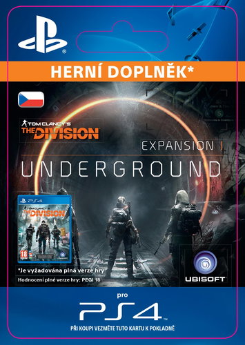 TOM CLANCY'S THE DIVISION Underground - PS4 CZ Digital - Gaming Accessory - Main image