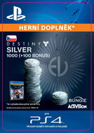 1000 (+100 Bonus) Destiny Silver - PS4 CZ Digital - Herní doplněk