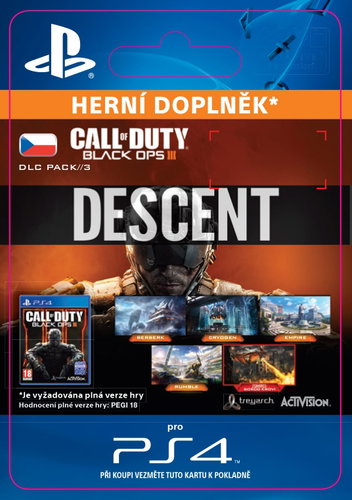Call of Duty: Black Ops III - Descent DLC - PS4 CZ Digital - Herní doplněk - Main image