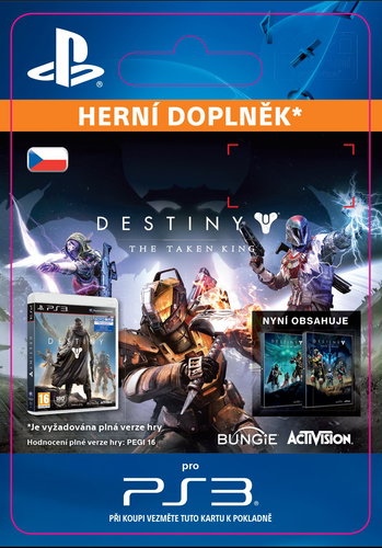 Destiny: The Taken King - PS3 CZ Digital Main image Destiny: The Taken King - PS3 CZ Digital - Gaming Accessory - Main image