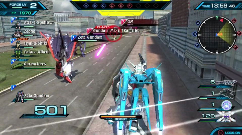Hra na konzoli MOBILE SUIT GUNDAM EXTREME VS FORCE PS Vita CZ