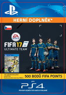 500 FIFA 17 Points Pack - PS4 CZ Digital - Herní doplněk
