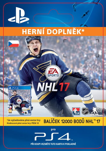 12000 NHL 17 Points Pack - PS4 CZ Digital - Herní doplněk - Main image