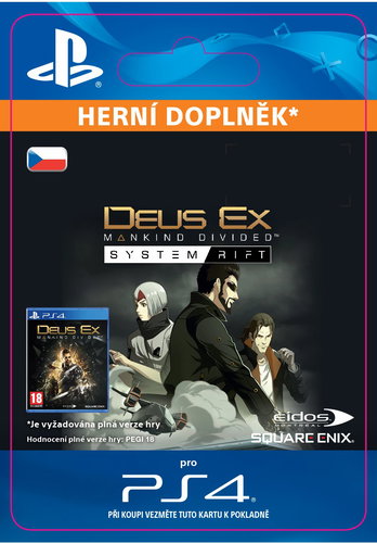 Deus Ex: Mankind Divided -System Rift - PS4 CZ Digital - Herní doplněk - Main image