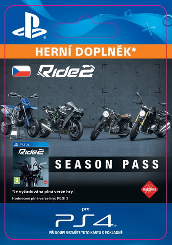 Ride 2 Season Pass - PS4 CZ Digital Main image Ride 2 Season Pass - PS4 CZ Digital - Herní doplněk - Main image