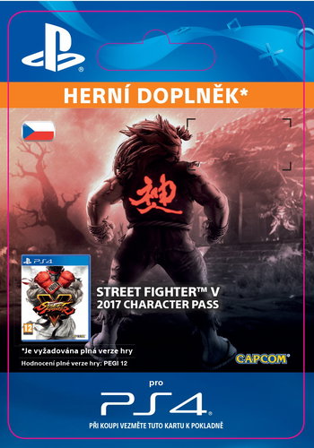 Street Fighter V - Character Pass 2017 - PS4 CZ Digital - Herní doplněk - Main image
