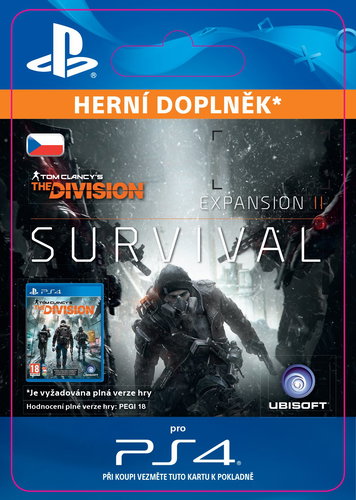 TOM CLANCY’S THE DIVISION Survival - PS4 CZ Digital - Gaming Accessory - Main image