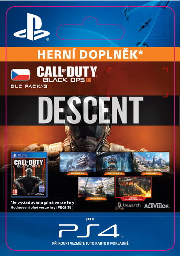 Call of Duty: Black Ops III - Descent DLC - SK PS4 Digital - Herní doplněk - Main image