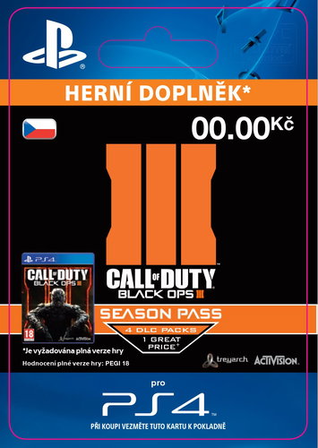 Call of Duty: Black Ops III - Season Pass- SK PS4 Digital - Herní doplněk - Main image