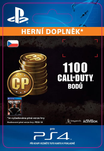 1,000 (+100 Bonus) Call of Duty Points - SK PS4 Digital - Herní doplněk - Main image