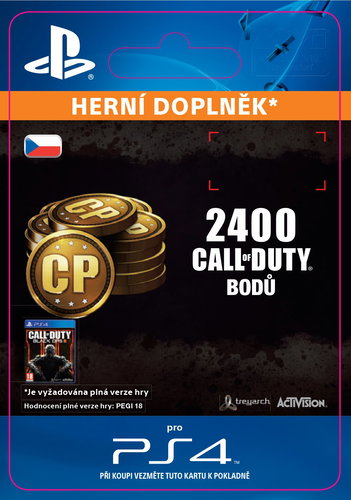 2,000 (+400 Bonus) Call of Duty Points - SK PS4 Digital - Herní doplněk - Hlavný obrázok