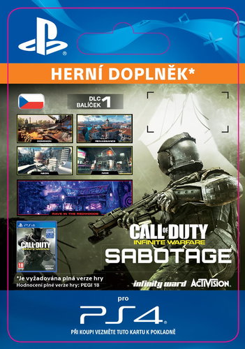 Call of Duty: Infinite Warfare DLC 1: Sabotage- SK PS4 Digital - Herní doplněk - Main image