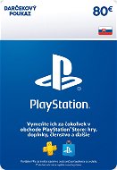 PlayStation Store - Kredit 80 EUR - SK Digital - Dobíjecí karta