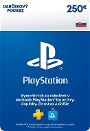 Dobíjecí karta PlayStation Store - Kredit 250 EUR - SK Digital - Dobíjecí karta