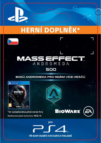500 Mass Effect: Andromeda Points - PS4 CZ Digital - Gaming Accessory - Main image