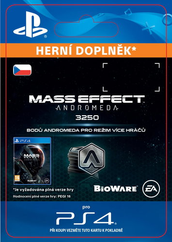 3250 Mass Effect: Andromeda Points - PS4 CZ Digital - Gaming Accessory - Main image