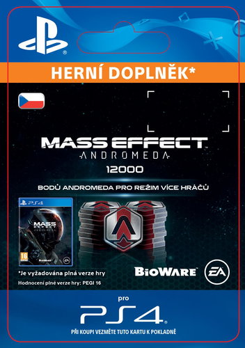 12000 Mass Effect: Andromeda Points - PS4 CZ Digital - Gaming Accessory - Main image