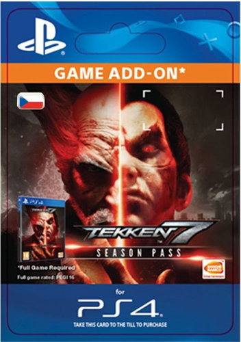 TEKKEN 7 - Season Pass - PS4 CZ Digital Main image TEKKEN 7 - Season Pass - PS4 CZ Digital - Gaming Accessory - Main image