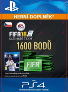 1600 FIFA 18 Points Pack - PS4 CZ Digital - Gaming Accessory