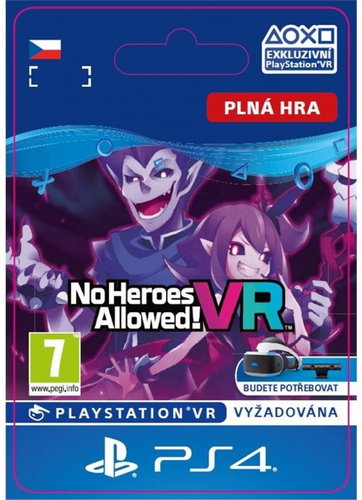 No Heroes Allowed! VR - PS4 CZ Digital - Hra na konzoli - Main image