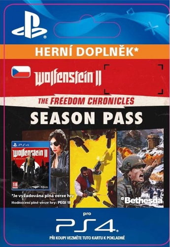 Wolfenstein II: The Freedom Chronicles - Season Pass - PS4 CZ Digital - Gaming Accessory - Main image