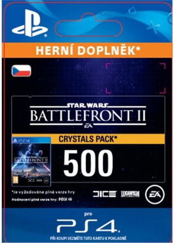 STAR WARS Battlefront II: 500 Crystals - PS4 CZ Digital - Herní doplněk - Main image