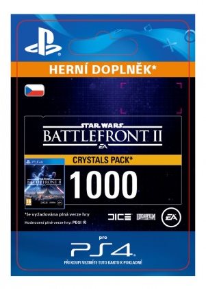 STAR WARS Battlefront II: 1000 Crystals - PS4 CZ Digital - Herní doplněk - Main image