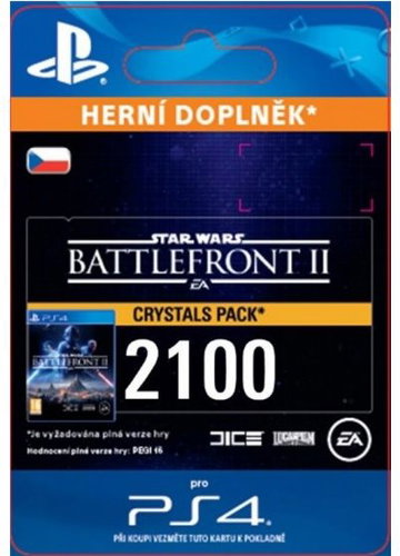 STAR WARS Battlefront II: 2100 Crystals - PS4 CZ Digital - Herní doplněk - Main image