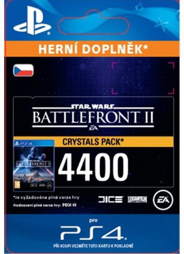 STAR WARS Battlefront II: 4400 Crystals - PS4 CZ Digital - Herní doplněk - Main image