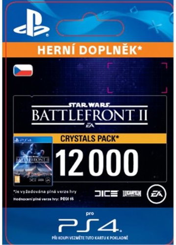 STAR WARS Battlefront II: 12000 Crystals - PS4 CZ Digital - Herní doplněk - Main image