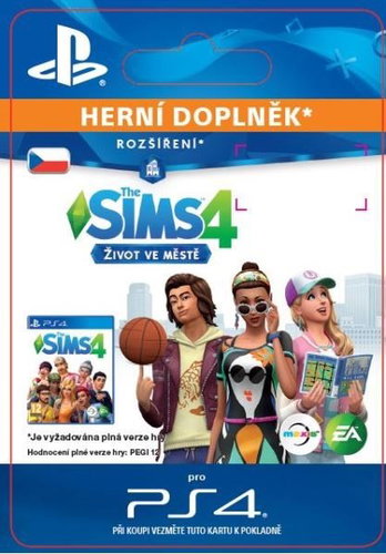 The Sims™ 4 City Living - PS4 CZ Digital Main image The Sims™ 4 City Living - PS4 CZ Digital - Gaming Accessory - Main image