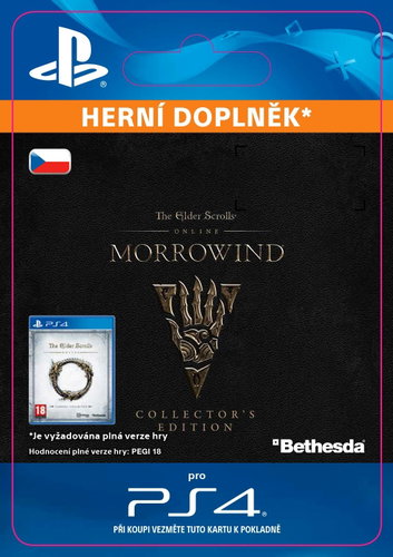 The Elder Scrolls Online: Morrowind Collectors Edition Upgrade - PS4 CZ Digital - Herní doplněk - Main image