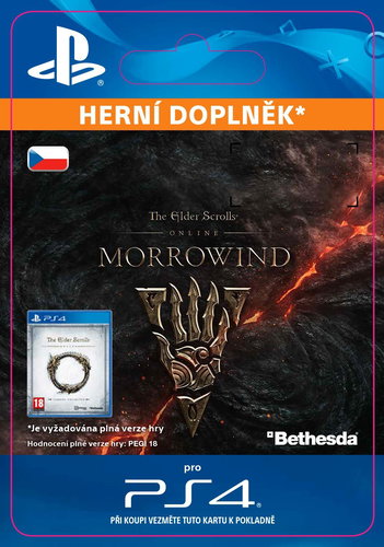 The Elder Scrolls Online: Morrowind Upgrade - PS4 CZ Digital - Gaming Accessory - Main image
