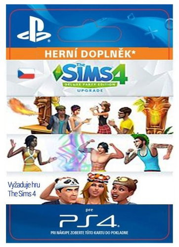 The Sims 4 Deluxe Party Ed. Upgrade - PS4 CZ Digital - Gaming Accessory - Main image