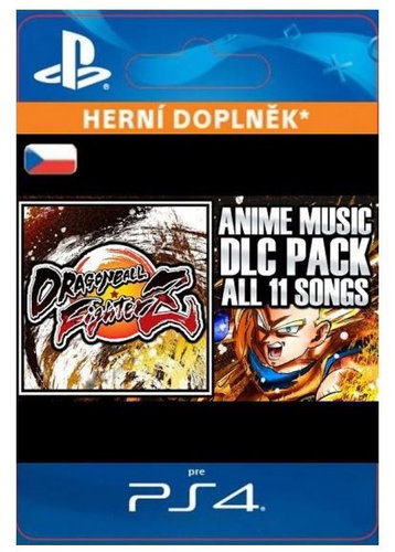 DRAGON BALL FIGHTERZ - Anime Music Pack - PS4 CZ Digital - Gaming Accessory - Main image