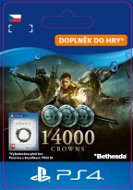 The Elder Scrolls Online: 14000 Crowns - PS4 CZ Digital - Gaming Accessory
