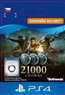 The Elder Scrolls Online: 21000 Crowns - PS4 CZ Digital - Gaming Accessory