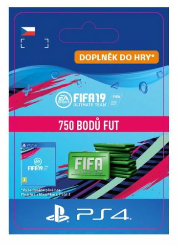 750 FIFA 19 Points Pack - PS4 CZ Digital - Gaming Accessory - Main image