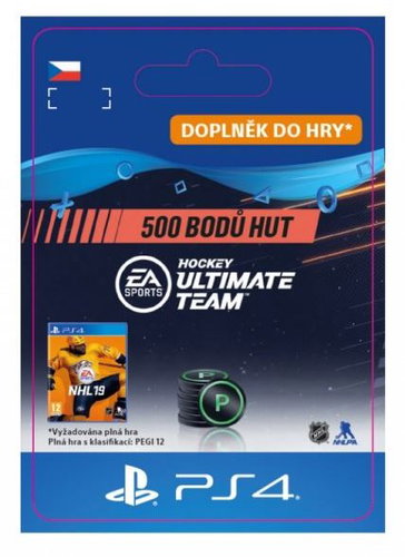 500 NHL 19 Points Pack - PS4 CZ Digital - Gaming Accessory - Main image