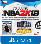 75,000 VC NBA 2K19 - PS4 CZ Digital - Gaming Accessory