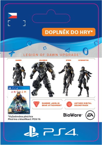 Anthem Legion of Down Edition Upgrade - PS4 CZ Digital Main image Anthem Legion of Down Edition Upgrade - PS4 CZ Digital - Gaming Accessory - Main image