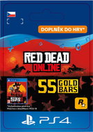 Red Dead Redemption 2: 55 Gold Bars - PS4 CZ Digital - Gaming Accessory