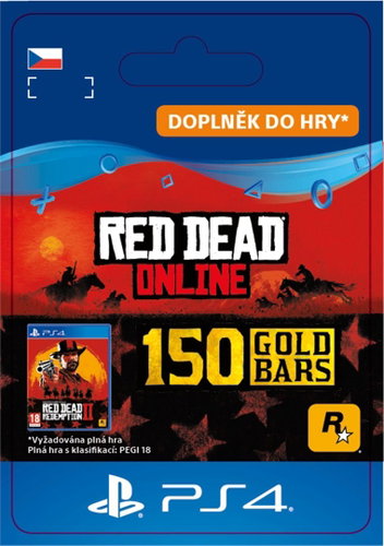 Red Dead Redemption 2: 150 Gold Bars - PS4 CZ Digital Main image Red Dead Redemption 2: 150 Gold Bars - PS4 CZ Digital - Gaming Accessory - Main image