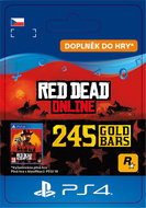 Red Dead Redemption 2: 245 Gold Bars - PS4 CZ Digital - Gaming Accessory