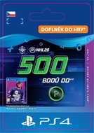 NHL 20 ULTIMATE TEAM NHL POINTS 500 - PS4 CZ Digital - Gaming Accessory