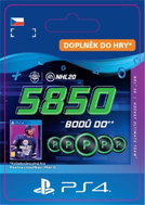 NHL 20 ULTIMATE TEAM NHL POINTS 5850 - PS4 CZ Digital - Gaming Accessory