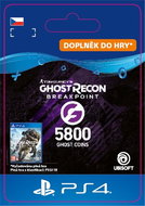 Ghost Recon Breakpoint - 5800 Ghost Coins - PS4 CZ Digital - Gaming Accessory