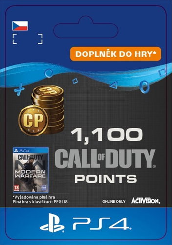 Call of Duty: Modern Warfare Points - 1,100 Points - PS4 CZ Digital - Gaming Accessory - Main image